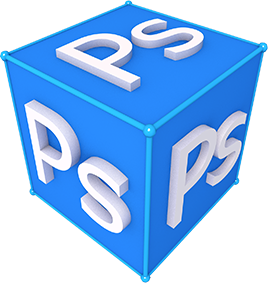 学习培训班ps图标蓝色立体课程封面