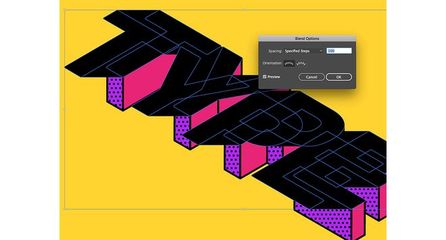 平面设计初学者怎么用AI软件制作3D立体字